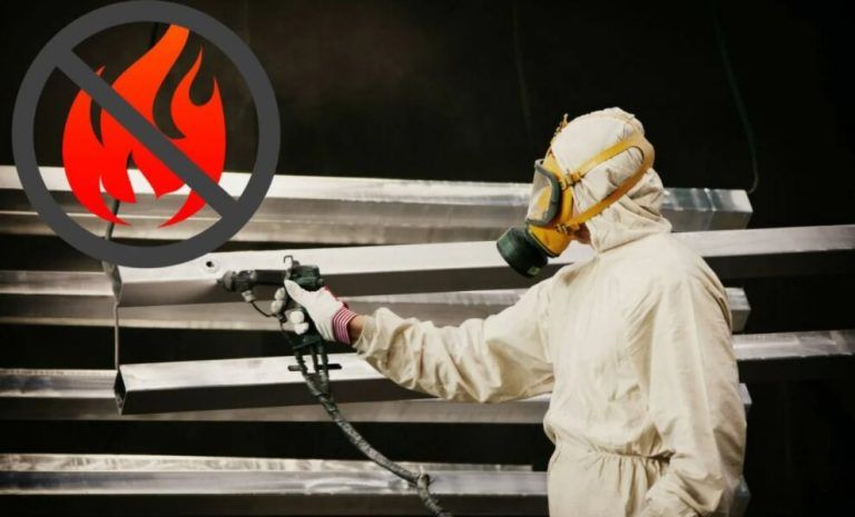 Огнезащитная обработка конструкций лак КМ1 КЕРАМ 4 Огнезащитная обработка конструкций лак КМ1 КЕРАМ без запаха